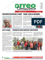 Correo Comunitario Mayo 2011. Ed.47