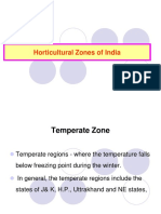 Horticultural Zones of India