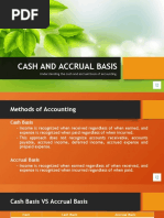 Cash and Accrual Basis