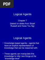 Logical Agents: (Based On Slides From Stuart Russell and Hwee Tou NG)