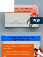 Pancasila Sebagai Dasar Nilai Pengembangan Ilmu