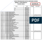 Jadwal Ganjil