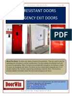 Fire Resistant Doors Emergency Exit Doors: Doorwin Engineering Page