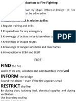 Introduction to Fire Fighting Safety Rules