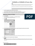 Controlling SONAR or SONAR LE From The A-PRO Series: Installation Procedure