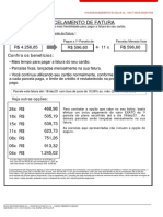 Parcelamento de fatura cartão Santander em até 12x