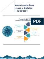 Resumen de Periodicos Impresos y Digitales Jueves 16 de Diciembre