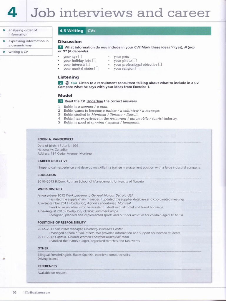 4 Job Interviews and Career Part 2 | PDF