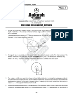 Pre Read Assignment - Physics: Phase-I