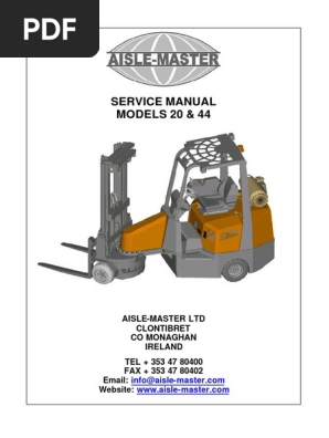 Aisle Master 20 & 44 - Service Manual