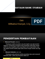Sistem Pembiayaan Bank Syariah