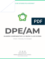 DPEAM - Quadro comparativo LC 80 94 e LCE 01 90