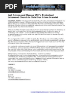 Download Joel Osteen and Marcos Witts Protestant Lakewood Church in Child Sex Crime Scandal by Protect Your Children Foundation SN54747523 doc pdf