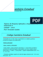 Código Sanitário Estadual São Paulo