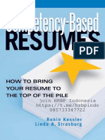 Competency Based Resume PDF
