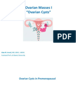 Ovarian Masses I PDF