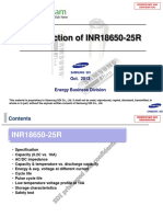 INR18650 25R Datasheet