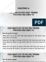 Chuong 5 - An Ninh Va Bao Mat Trong Thuong Mai Dien Tu