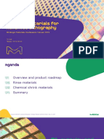 Aqueous Materials for Advanced Lithography