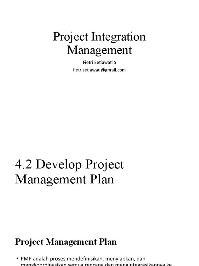 Manajemen Integrasi Proyek yang Efektif | PDF | Bisnis