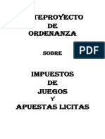 Proyect. de Orden. Jueg. y Apt. Licit.