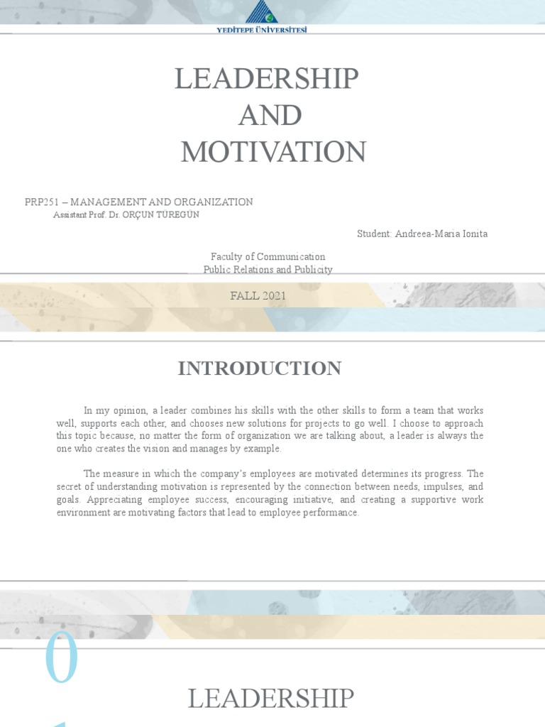 Leadership and Motivation - Dr. Max Group | PDF | Leadership | Motivational