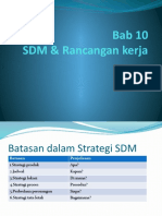 Bab 10 SDM Rancangan Kerja