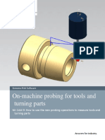 On-Machine Probing For Tools and Turning Parts