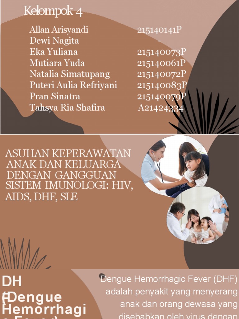 Askep Anak Dan Keluarga Dengan Gangguan Sistem Imunologi (DHF, Sle. Hiv ...