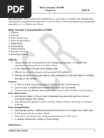 Basic Concepts of OOps Assig + Notes