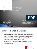 Benchmarking Process and Types