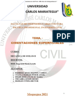 Esquema Cimentaciones Superficiales