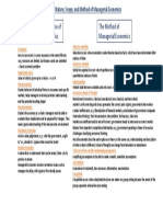 The Nature and Scope of Managerial Economics The Method of Managerial Economics