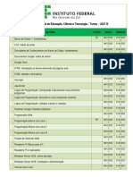 GRADE DE CURSOS de Informática