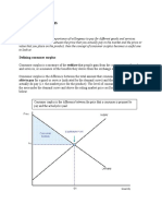 Consumer Surplus