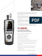 CEM DT-9883M Air Particle Counter With Multi-Gas Analyser Catalogue