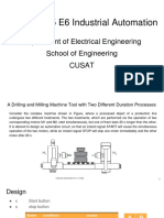 EE15-1705 E6 Industrial Automation: Department of Electrical Engineering School of Engineering Cusat