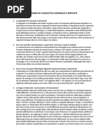 LINGUISTICA: 100 DOMANDE E RISPOSTE