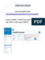 ¿Cómo Ver Su Deuda?: 1-Ingrese Al Portal Tributario de La Municipalidad de Córdoba