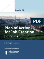 Plan of Action For Job Creation: Sustainable Jobs For All