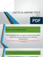 Factual Report Text