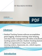 Student Tracking System: Guided By:-Present By