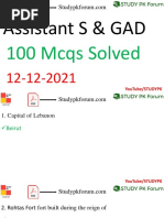 Assistant S & GAD 12-12-2021