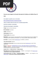 Apostila para Agente da Guarda Municipal de Belford Roxo RJ 2011