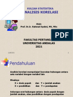 Analisis Korelasi