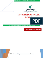 SBI Clerk English Grammar Rules