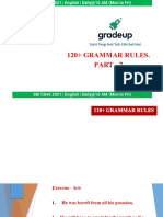 120+ Grammar Rules Part - 7