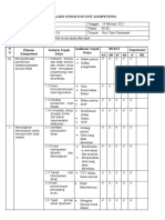 Analisis Struktur Unit Kompetensi