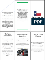 Texan Laws for Impaired Driving Under 40 Characters