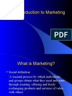 Introduction To Marketing MM I
